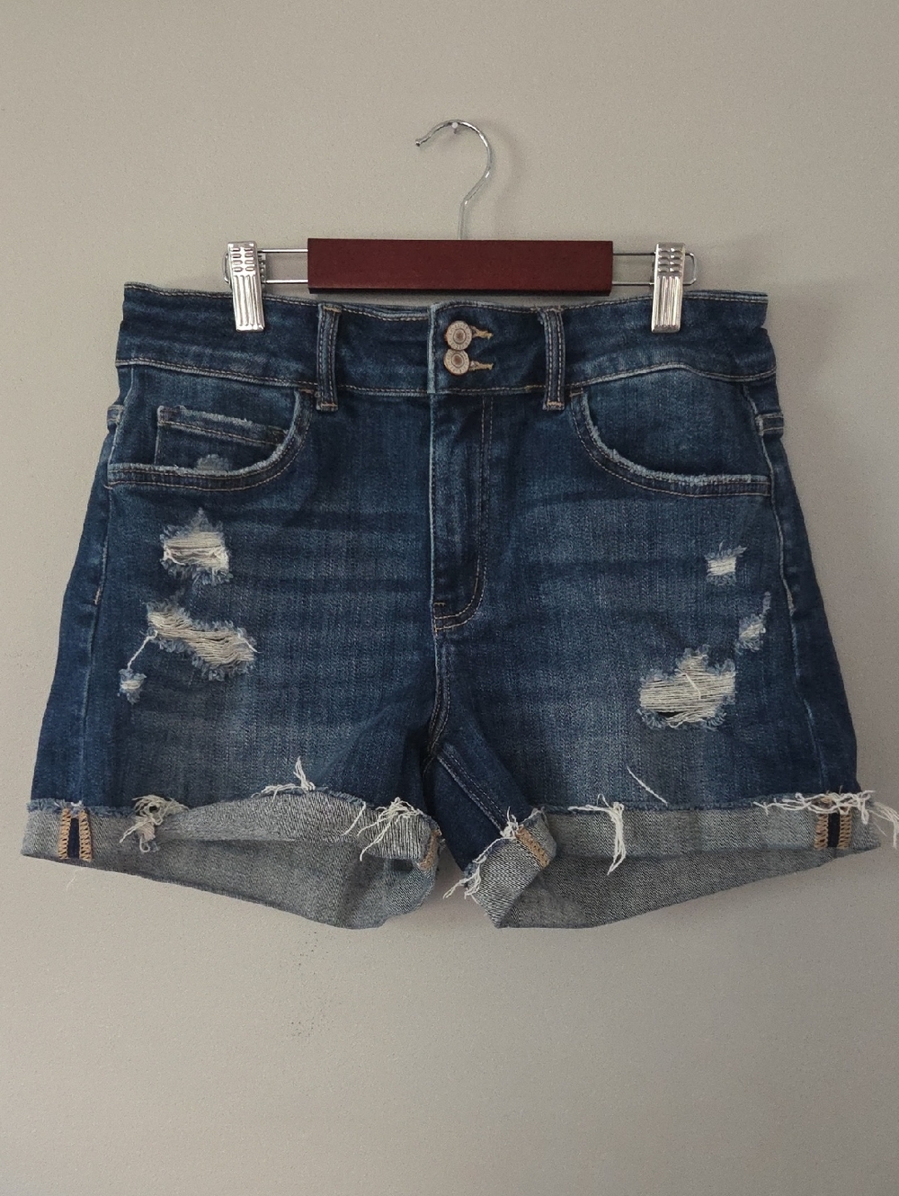 Lovervet Distressed Jean Shorts (L)